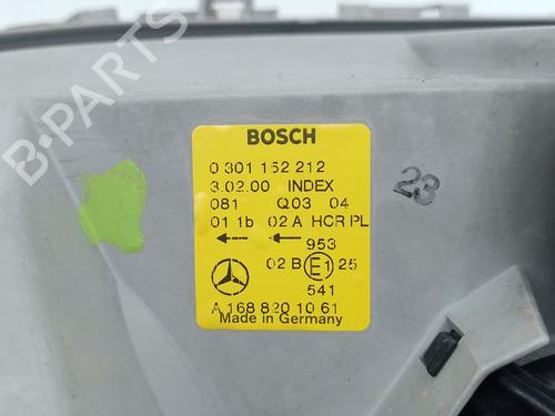 Right headlight MERCEDES-BENZ A-CLASS (W168) A 170 CDI (168.008) | BP30385188C29 