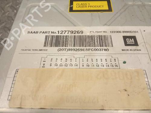 Radio SAAB 9-3 (YS3F, E79, D79, D75)  | BP6593246E6 