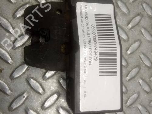 Used Tailgate lock PEUGEOT 407 (6D_) [2004-2011]  10777699