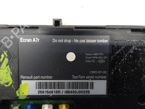 Display monitor RENAULT LAGUNA III (BT0/1) 2.0 dCi (BT01, BT08, BT09, BT0E, BT0K, BT12, BT1C, BT1D,... | BP31974004C48 