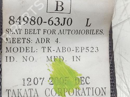 Rear left seatbelt SUZUKI SWIFT III (MZ, EZ)  | BP29885508I29