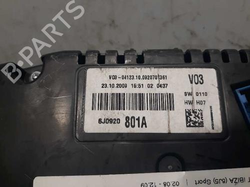 Instrument cluster SEAT IBIZA IV (6J5, 6P1)  | BP3054728C47 