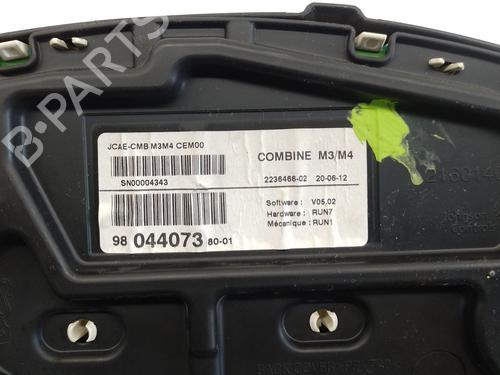 Instrument cluster CITROËN C-ELYSEE (DD_) 1.6 HDI 92 | BP27871150C47 