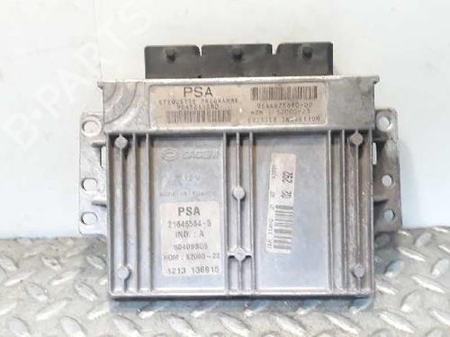 Control unit PEUGEOT 206 Saloon 1.4 (75 hp) 7478204