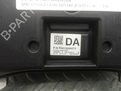 Instrument cluster OPEL CORSA D (S07) 1.3 CDTI (L08, L68) | BP9431704C47