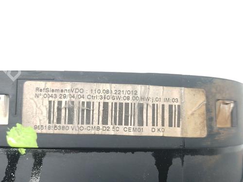 Instrument cluster PEUGEOT 407 (6D_)  | BP25046749C47 