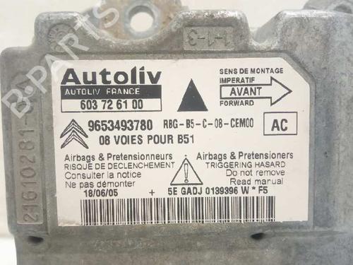 ECU airbags CITROËN C4 I (LC_)  | BP4409543M53 