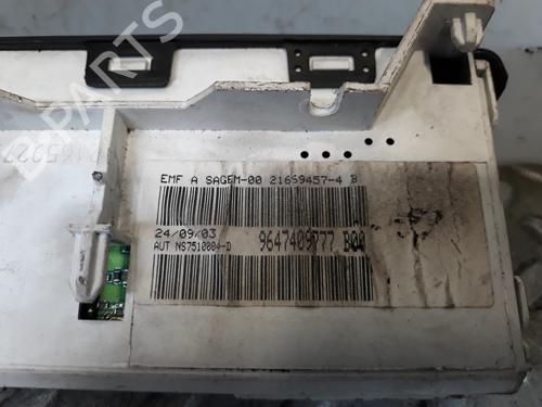 Display monitor PEUGEOT 206 Hatchback (2A/C) 1.4 HDi eco 70 | BP3451406C48 