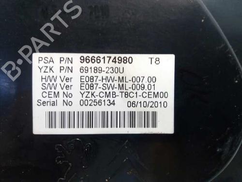 Instrument cluster PEUGEOT 5008 (0U_, 0E_)  | BP3252185C47 