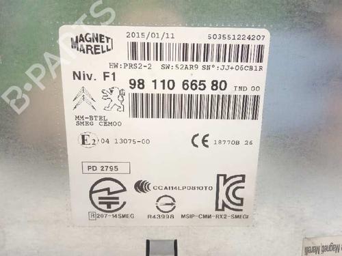 Electronic module PEUGEOT 208 I (CA_, CC_)  | BP4679860M83 