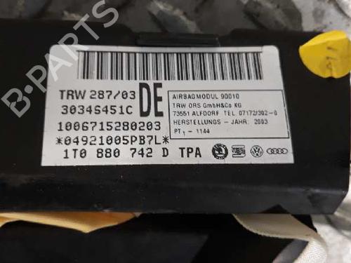 Right curtain airbag VW TOURAN (1T1, 1T2)  | BP5419810C12 