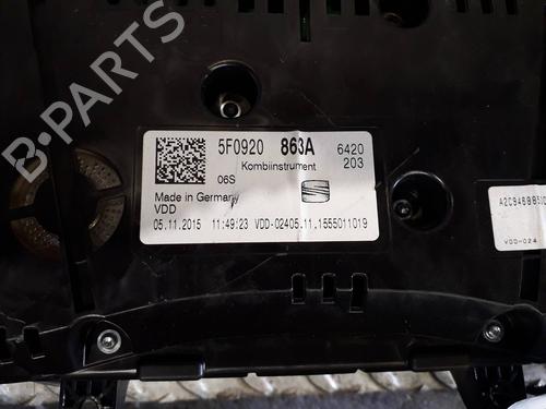 Instrument cluster SEAT LEON (5F1) 1.6 TDI | BP15655325C47