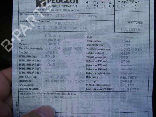 Clutch slave cylinder PEUGEOT 307 SW (3H) 2.0 HDI 110 | BP14227626M113 