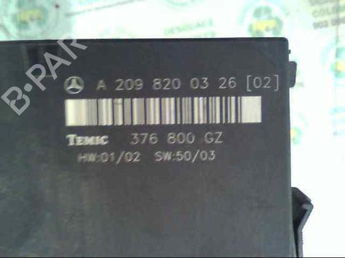 Electronic module MERCEDES-BENZ CLK (C209)  | BP12523609M83 