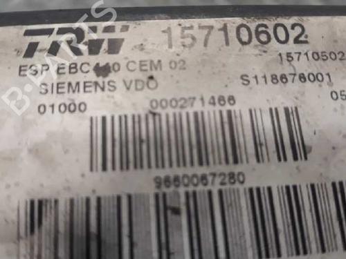 ABS pump PEUGEOT 407 (6D_) 1.6 HDi 110 (6D9HZC, 6D9HYC) | BP6587606M43 