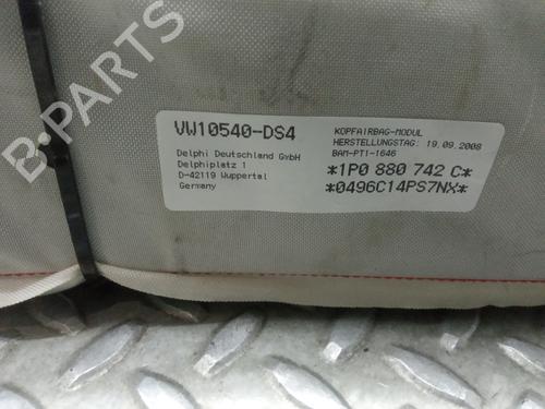 Right curtain airbag SEAT LEON (1P1) 1.9 TDI | BP9177691C12 