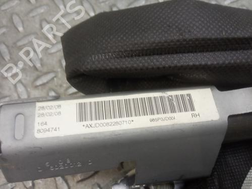 Right curtain airbag NISSAN QASHQAI / QASHQAI +2 I (J10, NJ10, JJ10E)  | BP9233392C12 