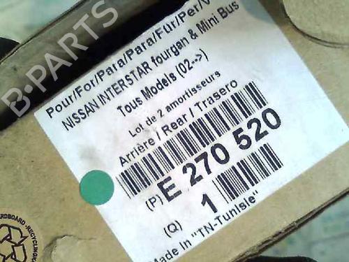 Left rear shock absorber NISSAN INTERSTAR Van (X70) dCi 100 | BP3528969M18 