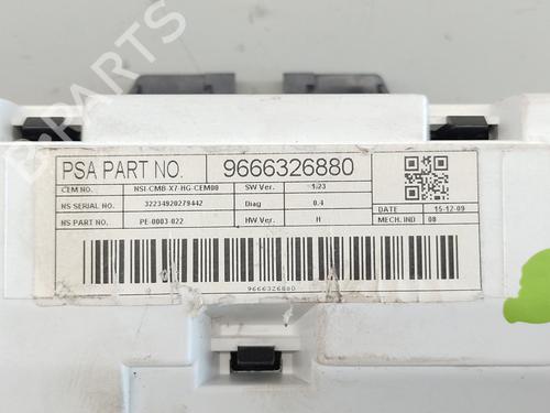 Instrument cluster CITROËN C5 III (RD_) 2.0 HDi 165 (RDRHHA, RDRHH8) | BP29371591C47