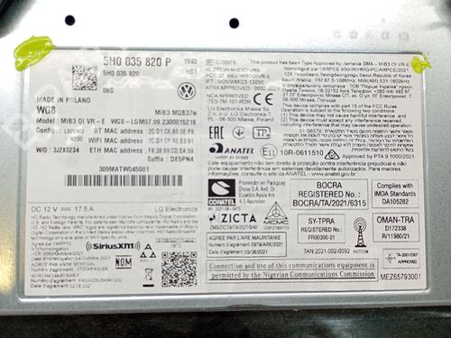 Radio VW GOLF VIII (CD1, DA1) 1.0 TSI | BP34734977E6 - Image 5