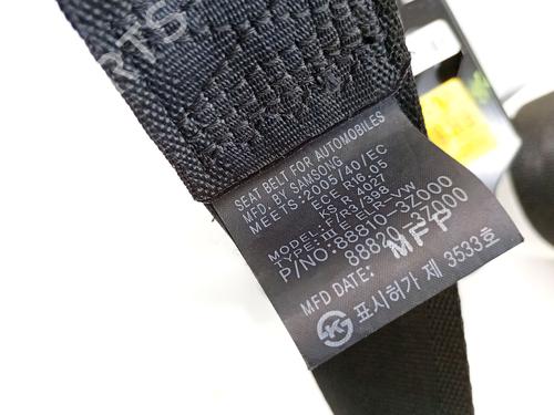 Front right seatbelt HYUNDAI i40 I (VF) 1.7 CRDI | BP36433217I25 - Image 5