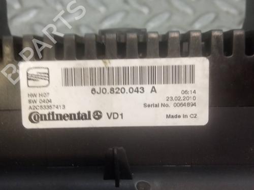 Climate control SEAT IBIZA IV (6J5, 6P1)  | BP11940513I5 