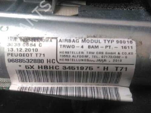Right curtain airbag PEUGEOT 308 I (4A_, 4C_) 1.6 HDi | BP3125165C12 