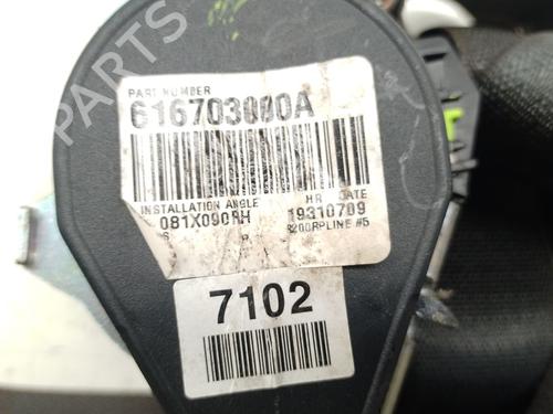 Front right seatbelt CHEVROLET CRUZE (J300)  | BP31610557I25 