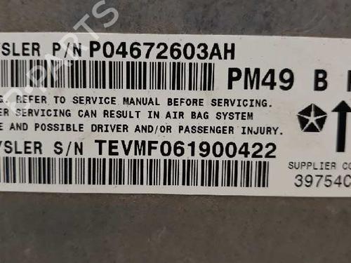 Kollisjonspute styreenhet DODGE CALIBER  | BP5565506M53 