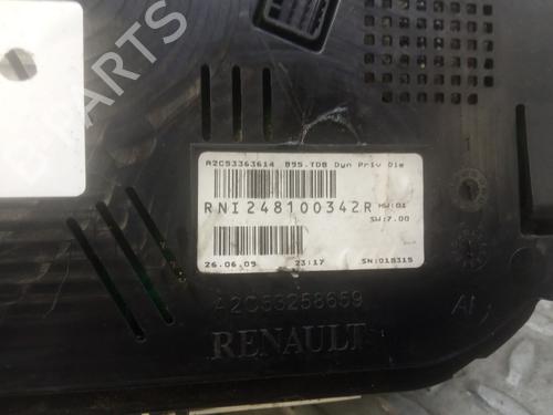 Instrument cluster RENAULT MEGANE III Hatchback (BZ0/1_, B3_) 1.5 dCi | BP10675752C47 