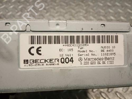 Radio MERCEDES-BENZ S-CLASS (W220)  | BP3057654E6 