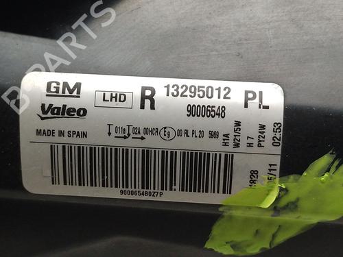 Højre forlygte OPEL CORSA D (S07) 1.3 CDTI (L08, L68) | BP29538964C29 