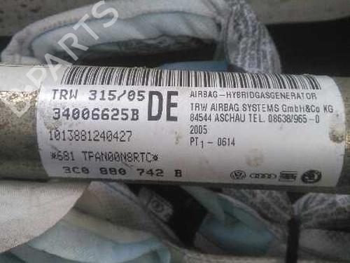 Right curtain airbag VW PASSAT B6 (3C2) 2.0 TDI 16V | BP3053207C12 