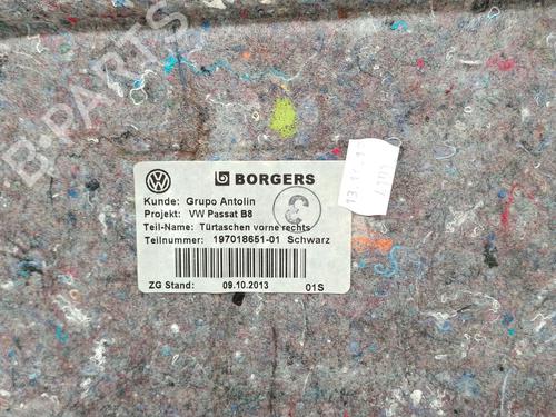Forreste højre beklædning VW PASSAT B8 (3G2, CB2) 1.6 TDI | BP36278299C59  - Image 8