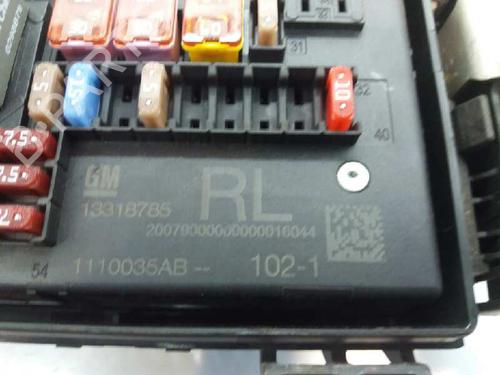 Fuse box OPEL ASTRA J (P10)  | BP4662685E1 