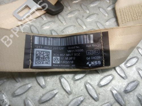 Rear left seatbelt VW PASSAT B7 (362)  | BP9621652I29 