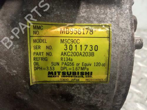 AC compressor MITSUBISHI CARISMA (DA_) 1.6 (DA1A) | BP6550312M34 