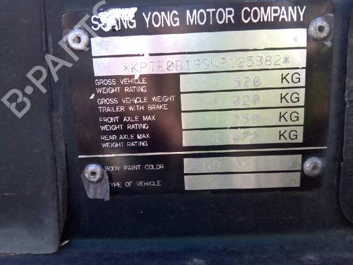 Right headlight SSANGYONG MUSSO (FJ)  | BP3069438C29 