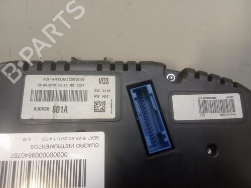 Instrument cluster SEAT IBIZA IV (6J5, 6P1)  | BP10716138C47 