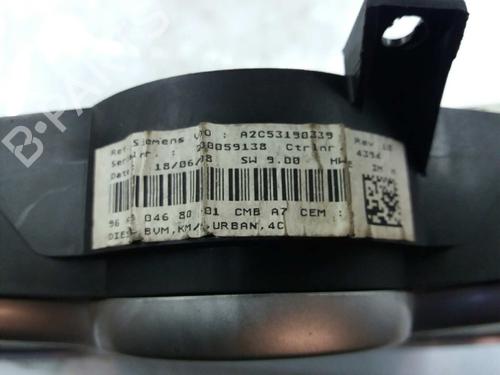 Instrument cluster PEUGEOT 207 (WA_, WC_)  | BP3050652C47 