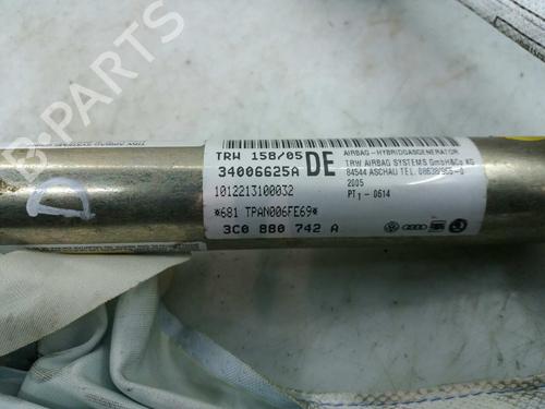 Right curtain airbag VW PASSAT B6 (3C2)  | BP3050405C12 
