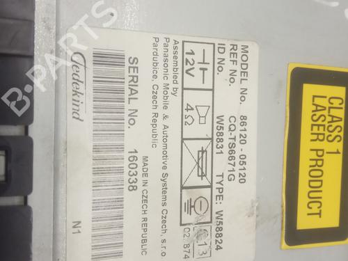 Radio TOYOTA AVENSIS Saloon (_T25_)  | BP10546806E6 