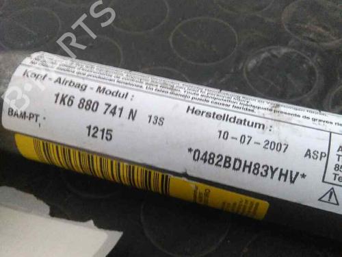 Left curtain airbag VW GOLF V (1K1) 1.6 | BP3065016C11 