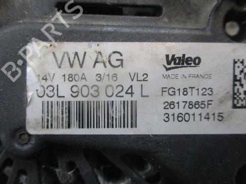 Generator VW SHARAN (7N1, 7N2) 2.0 TDI | BP29413741M7 