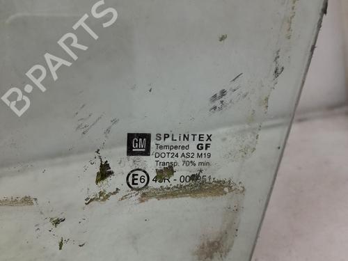 Rear left door window OPEL CORSA C (X01) 1.3 CDTI (F08, F68) | BP29514916C20 