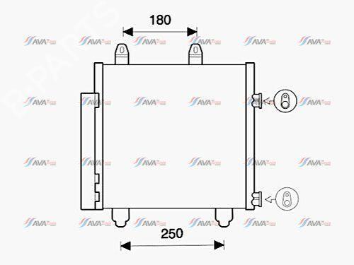 ac-radiator-peugeot-108-2014-29843760 main image