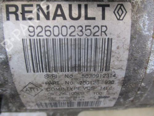AC compressor RENAULT CAPTUR I (J5_, H5_) 1.5 dCi 90 (J5N4, J5M5, J5MW, J5M6, J5AL, J5AJ) | BP31691519M34 