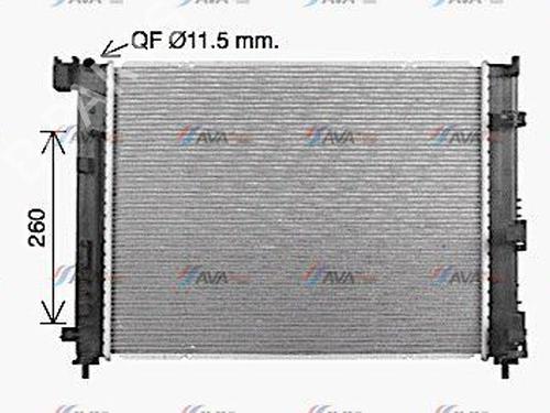 Water radiator RENAULT CLIO V (B7_) 1.0 TCe 90 (B7MT) | BP38570171M31 - Image 2