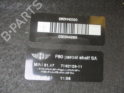 Rear parcel shelf MINI MINI COUNTRYMAN (F60) Cooper | BP29493495C85 