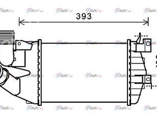 Ladeluftkühler für OPEL ZAFIRA / ZAFIRA FAMILY B (A05) 1.6 (M75) (105 hp) 25933085